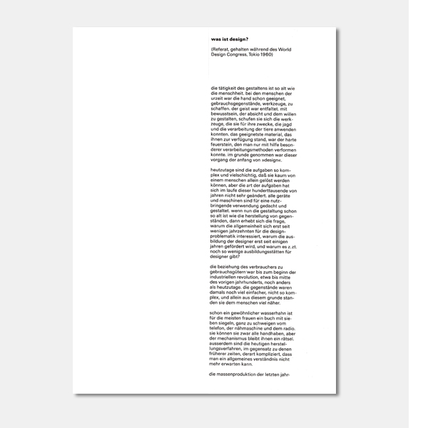 Hans Gugelot: What is design?