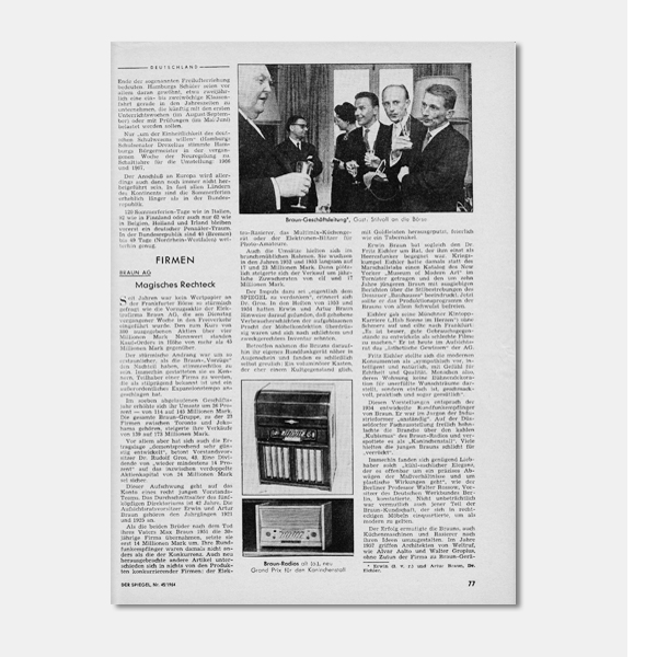 Braun AG: Magisches Rechteck